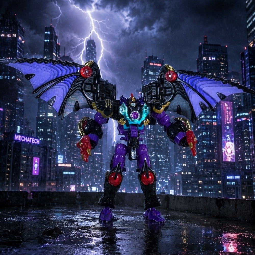 Transformers Megatron Action Figure Robots in Disguise Purple Dragon Takara 2000